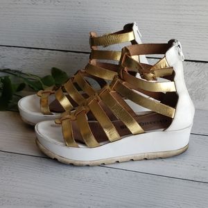 Chaniotakis Platform Gladiator Sandals